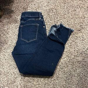 KanCan Dark Blue Cropped Jeans